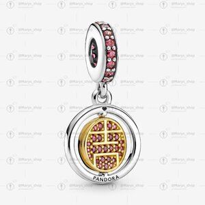 Pandora Spinning Lucky Dangle Charm|Two-tone